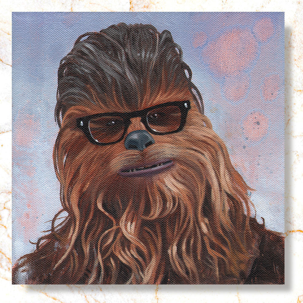 Hipster Chewie Mini Print - Timed Release ⏳