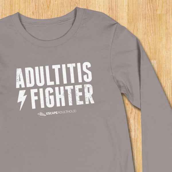 Adultitis Fighter Long Sleeve Tee