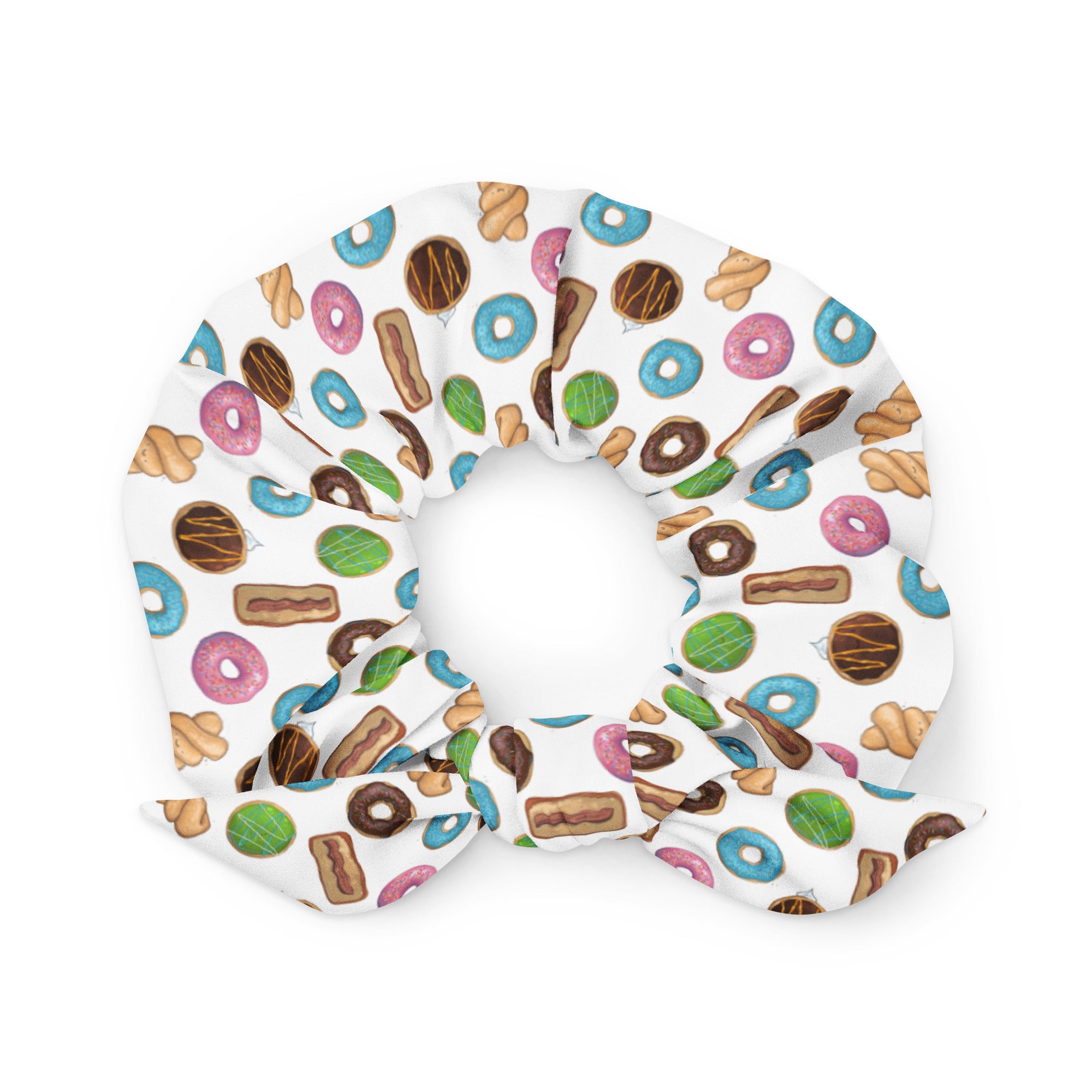 Happy Donuts Scrunchie