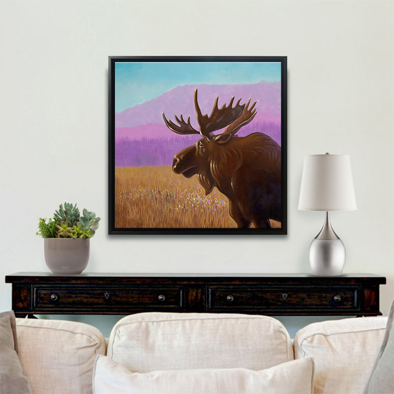 Chocolate Moose Print