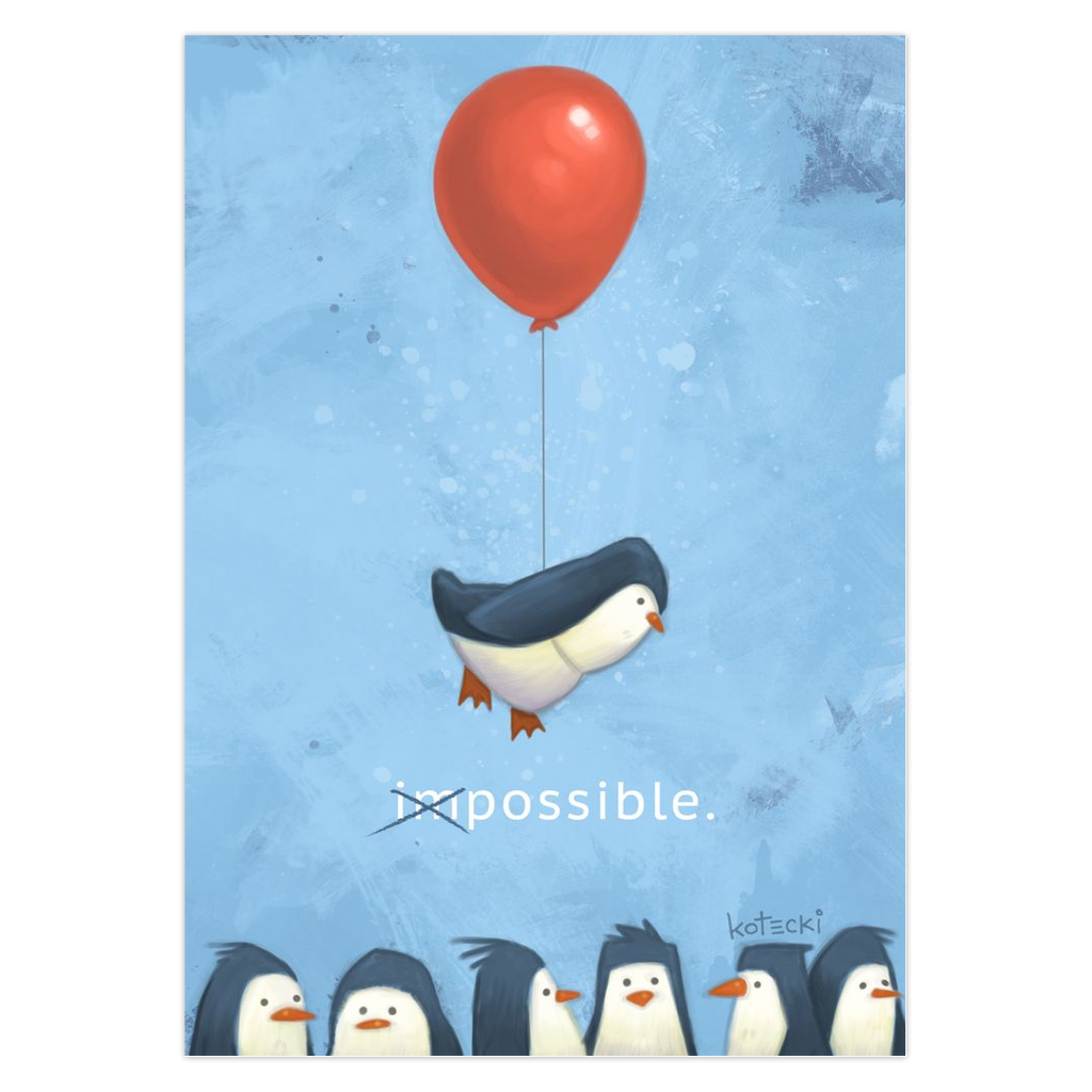 Penguin Possible Greeting Card