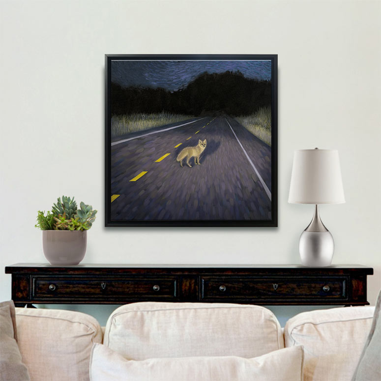 Ghost In The Road Print