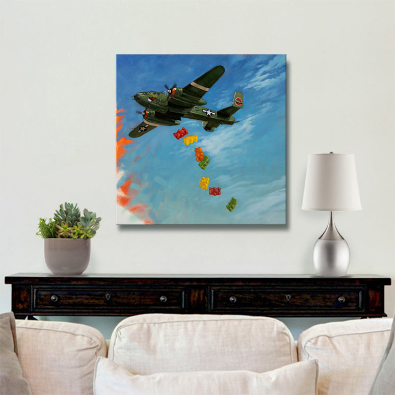 Bear Attack Print