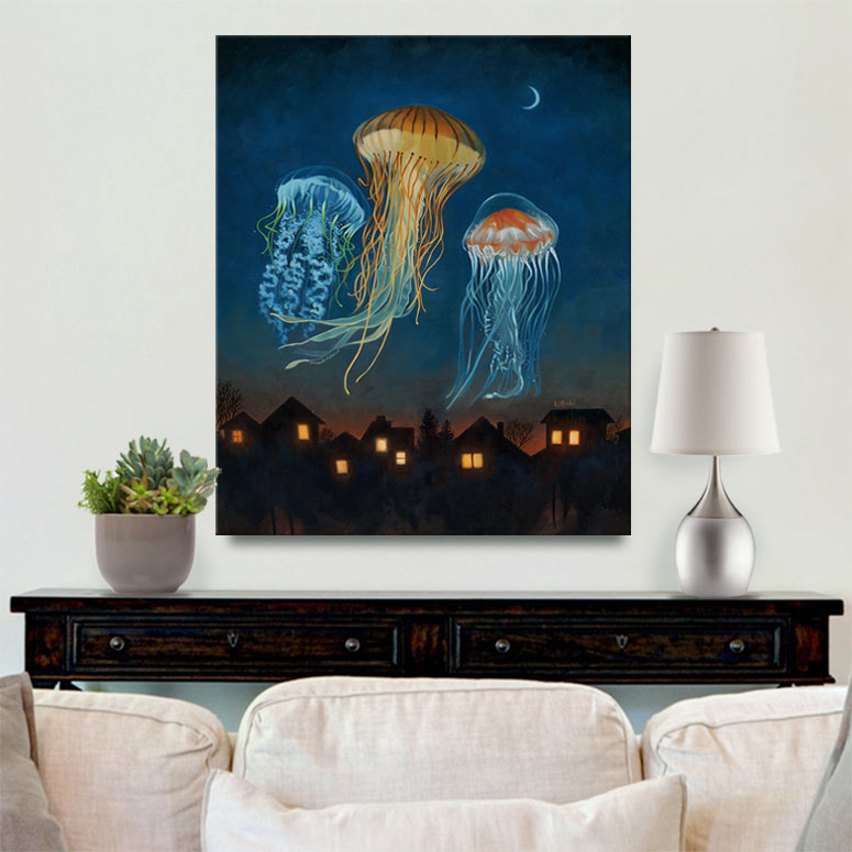 Evening Show Gallery Canvas Print