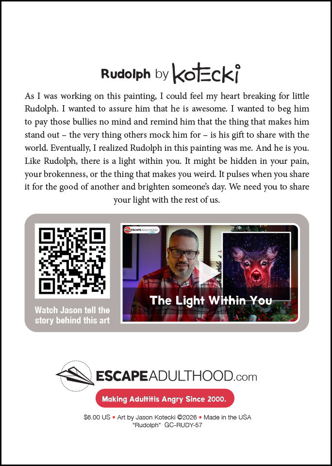 Rudolph Christmas Card Set