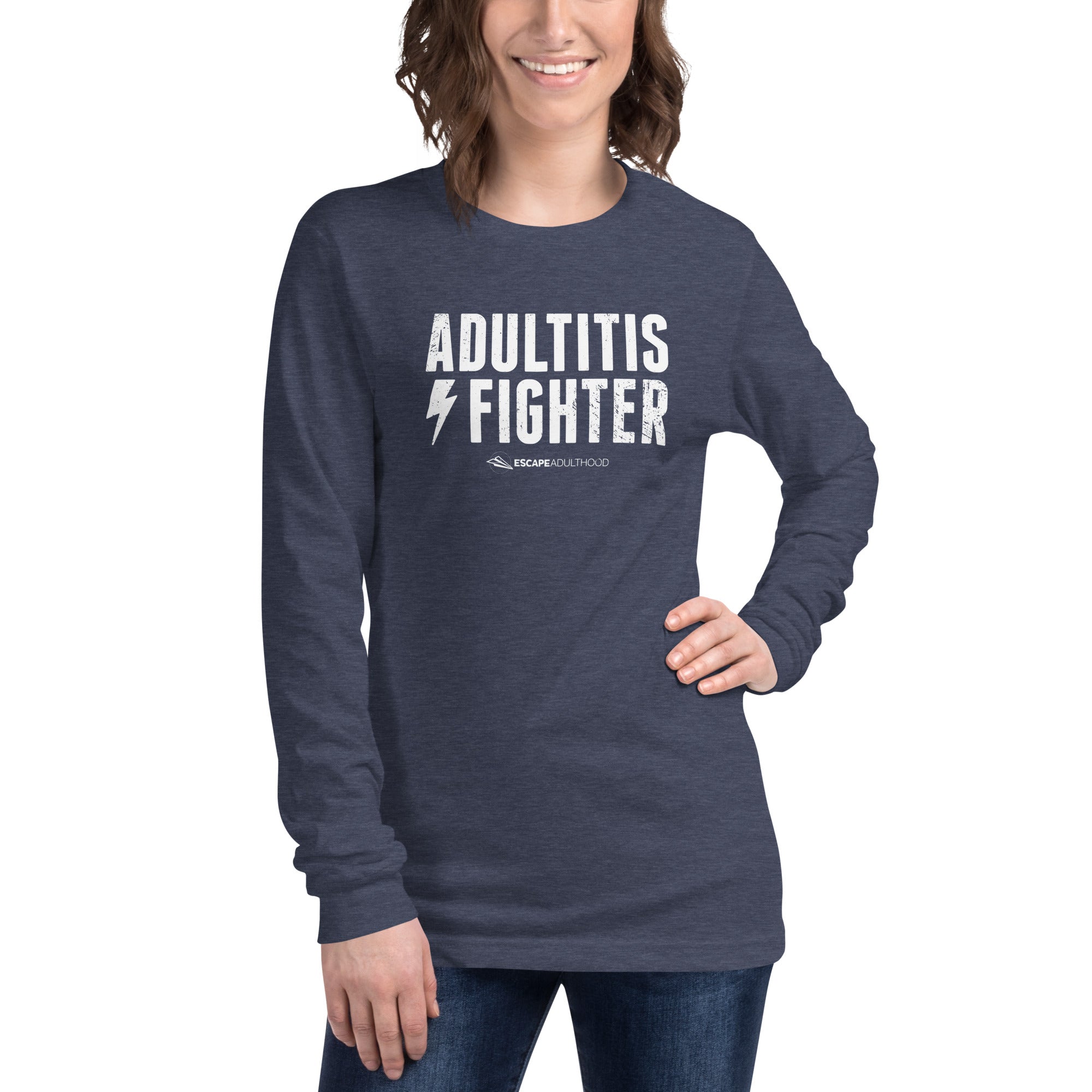 Adultitis Fighter Long Sleeve Tee