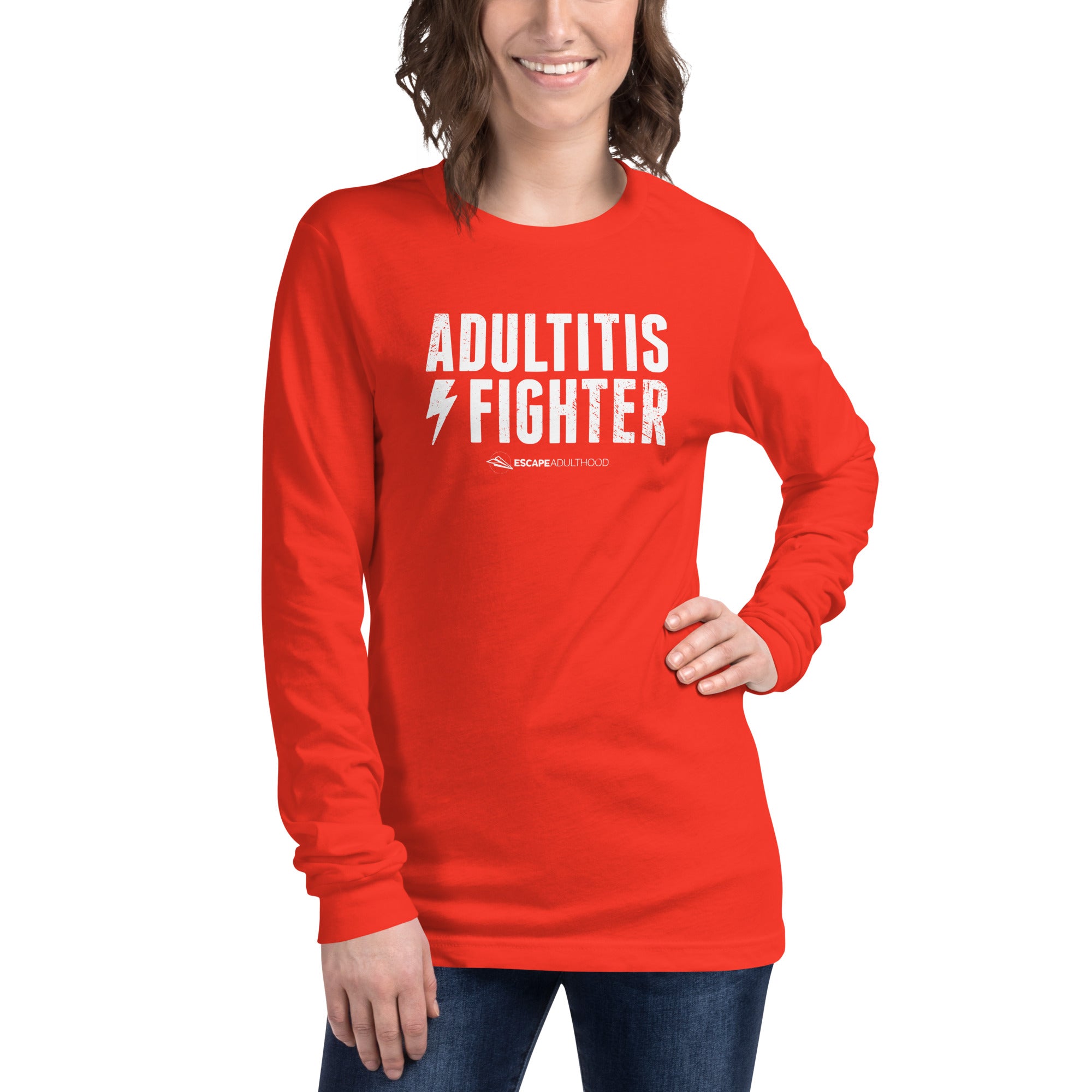 Adultitis Fighter Long Sleeve Tee