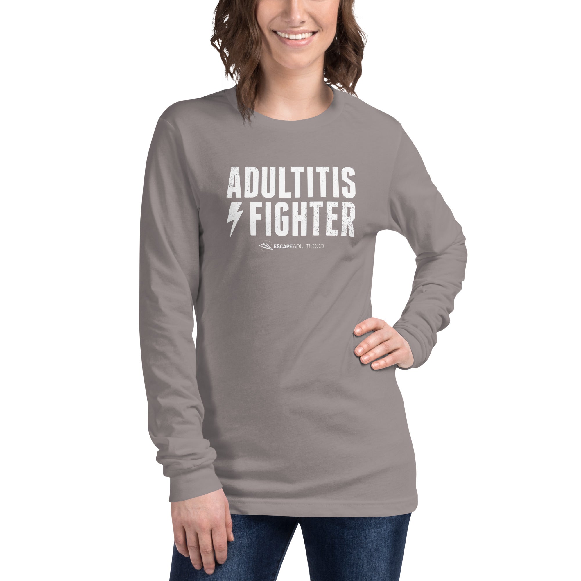 Adultitis Fighter Long Sleeve Tee