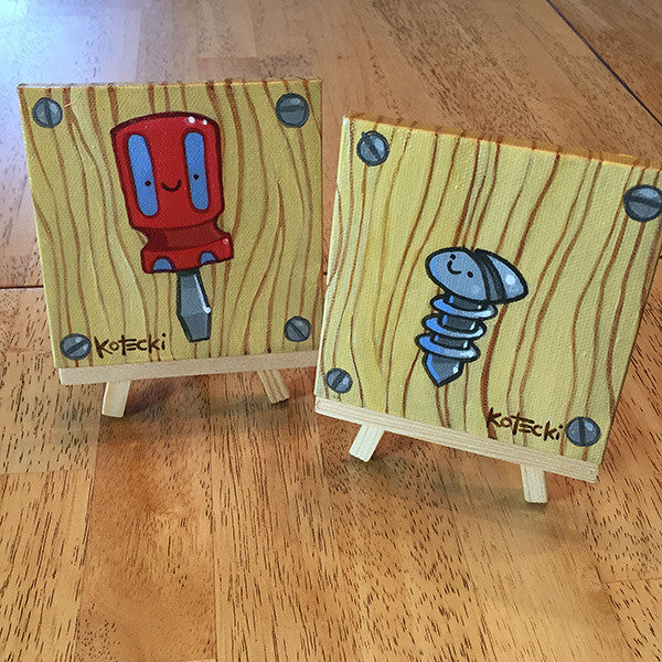 Screwdriver & Screw Original Art