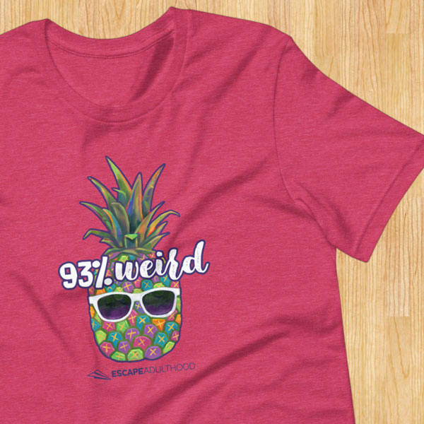 93% Weird (Pineapple) T-Shirt