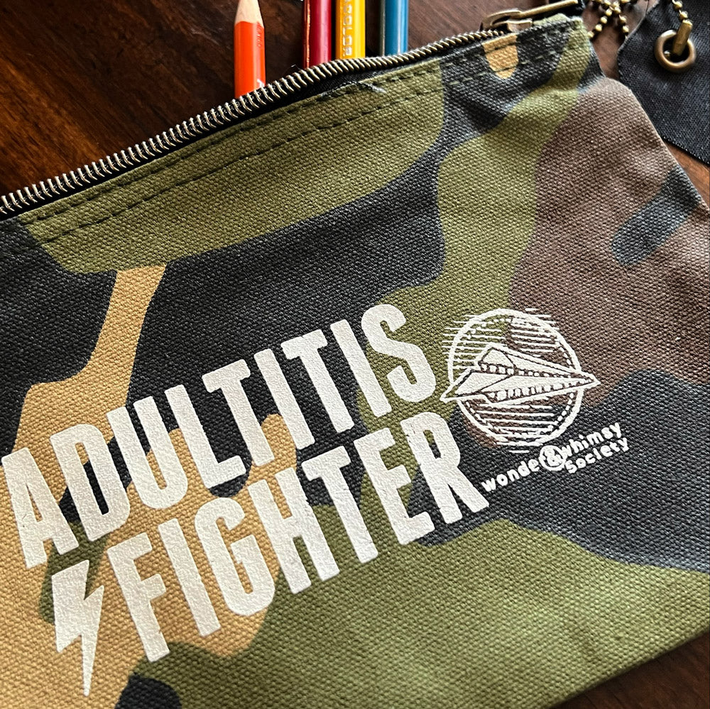 Adultitis Fighter Zip Pouch