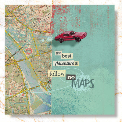 Follow No Maps Mini Print