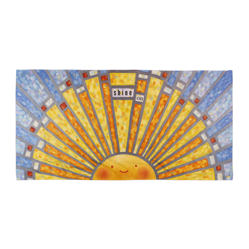 Shine On Beach Towel