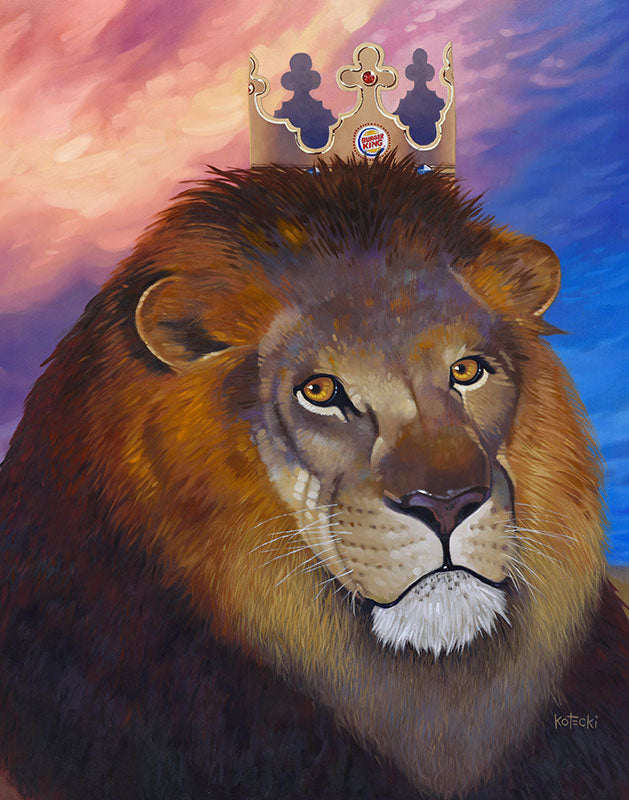 The Burger King Gallery Canvas Print