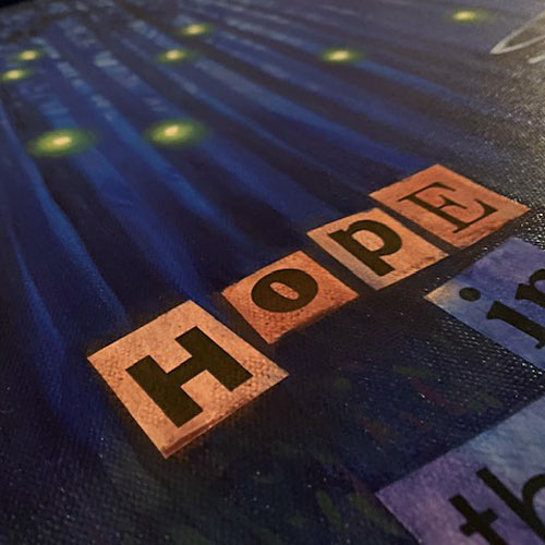 Hope In The Darkness Original Art