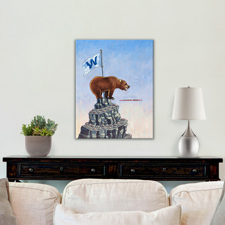 Cubs Win! Print