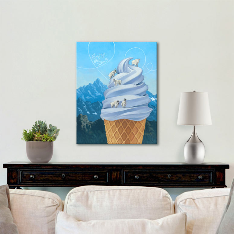 Enjoy the Climb Gallery Canvas Print
