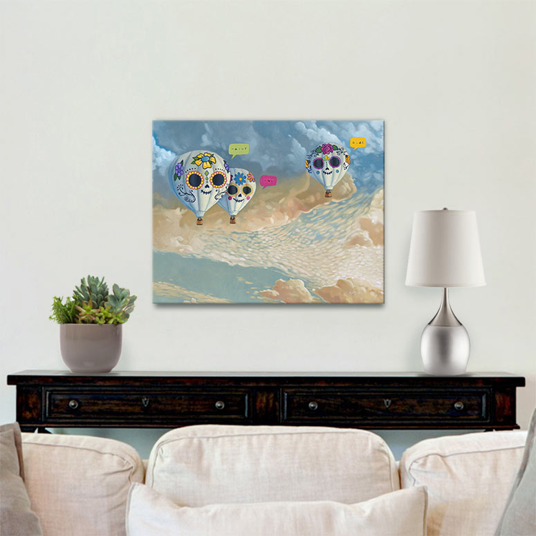 Enjoy The Ride Gallery Canvas Print