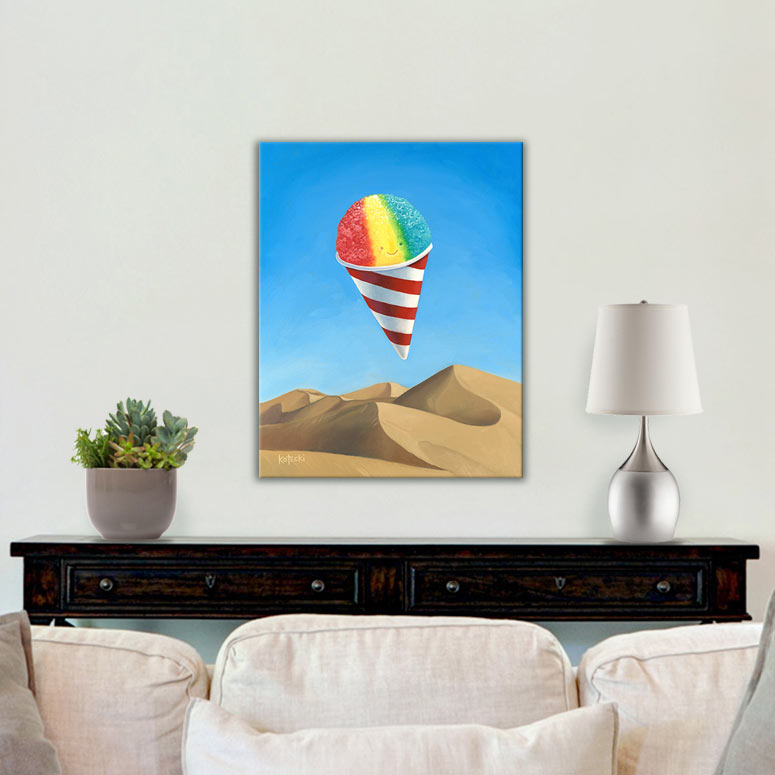 Hope In The Desert Gallery Canvas Print