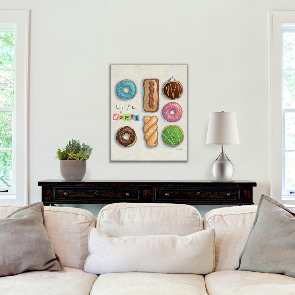 Life Is Sweet Gallery Canvas Print
