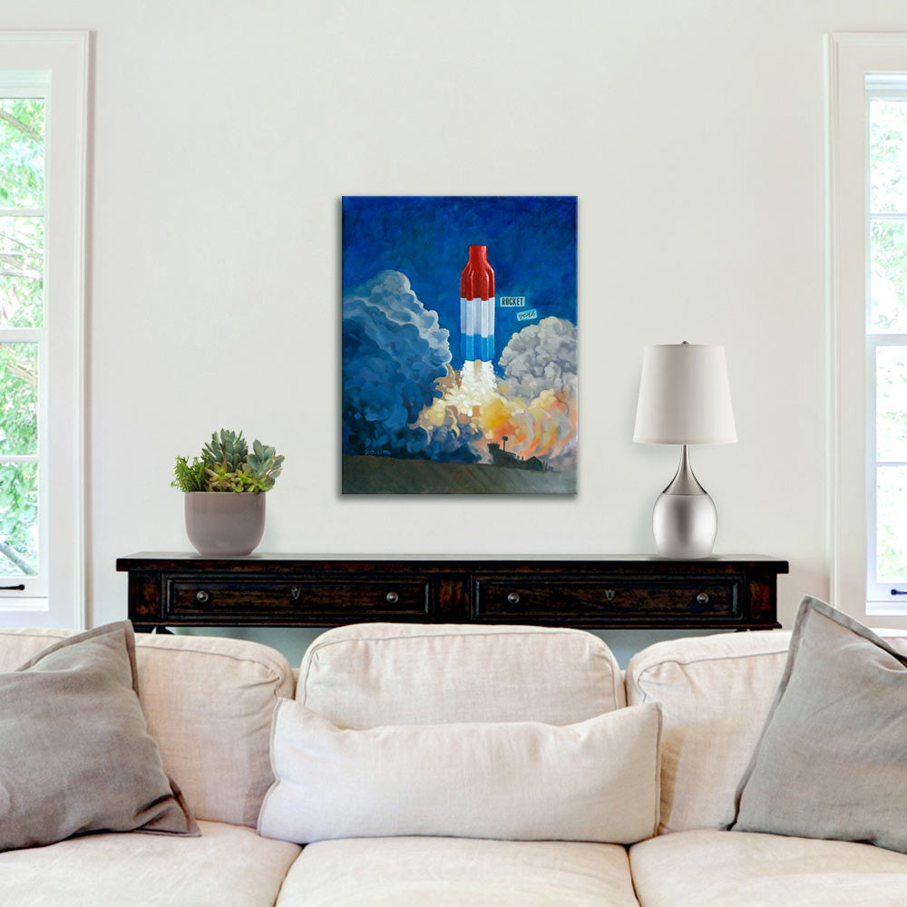 Rocket Yeah Gallery Canvas Print