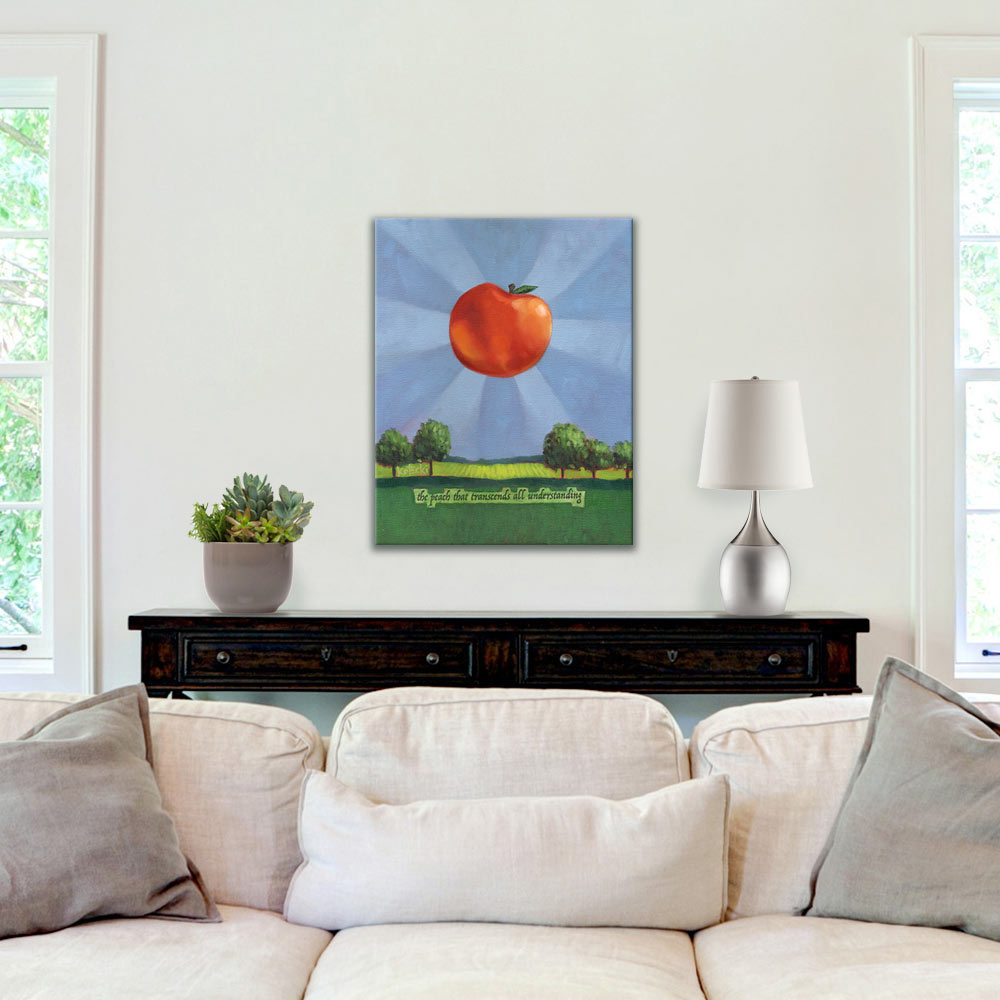 The Peach Gallery Canvas Print