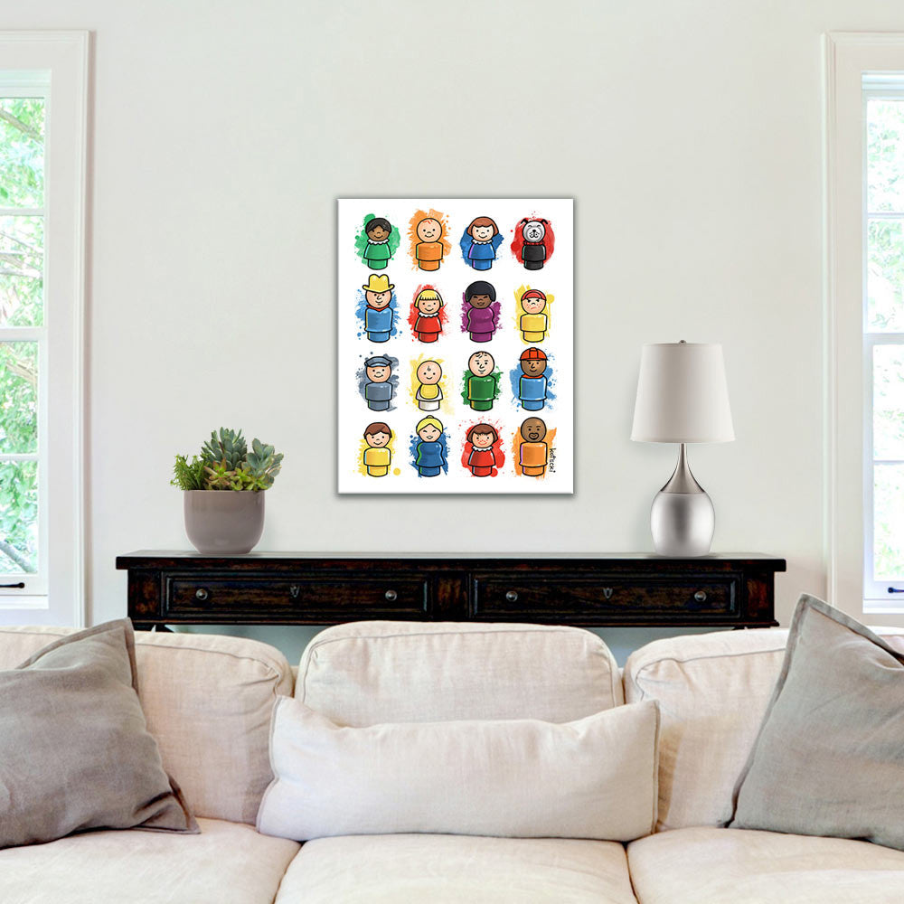 Up With People Gallery Canvas Print