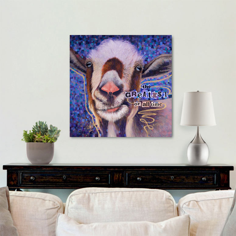 Greatest Of All Time Gallery Canvas Print