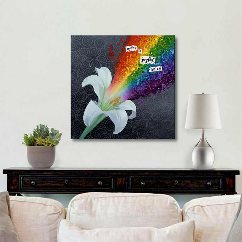 Make a Joyful Noise Gallery Canvas Print