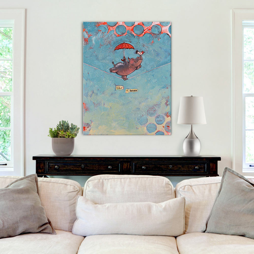 Like a Boss Gallery Canvas Print