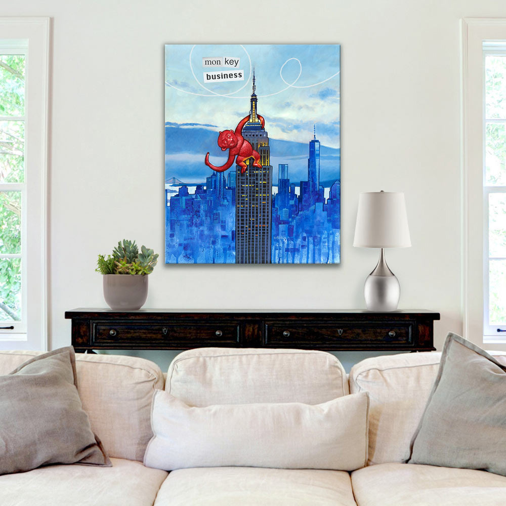 Monkey Business Gallery Canvas Print