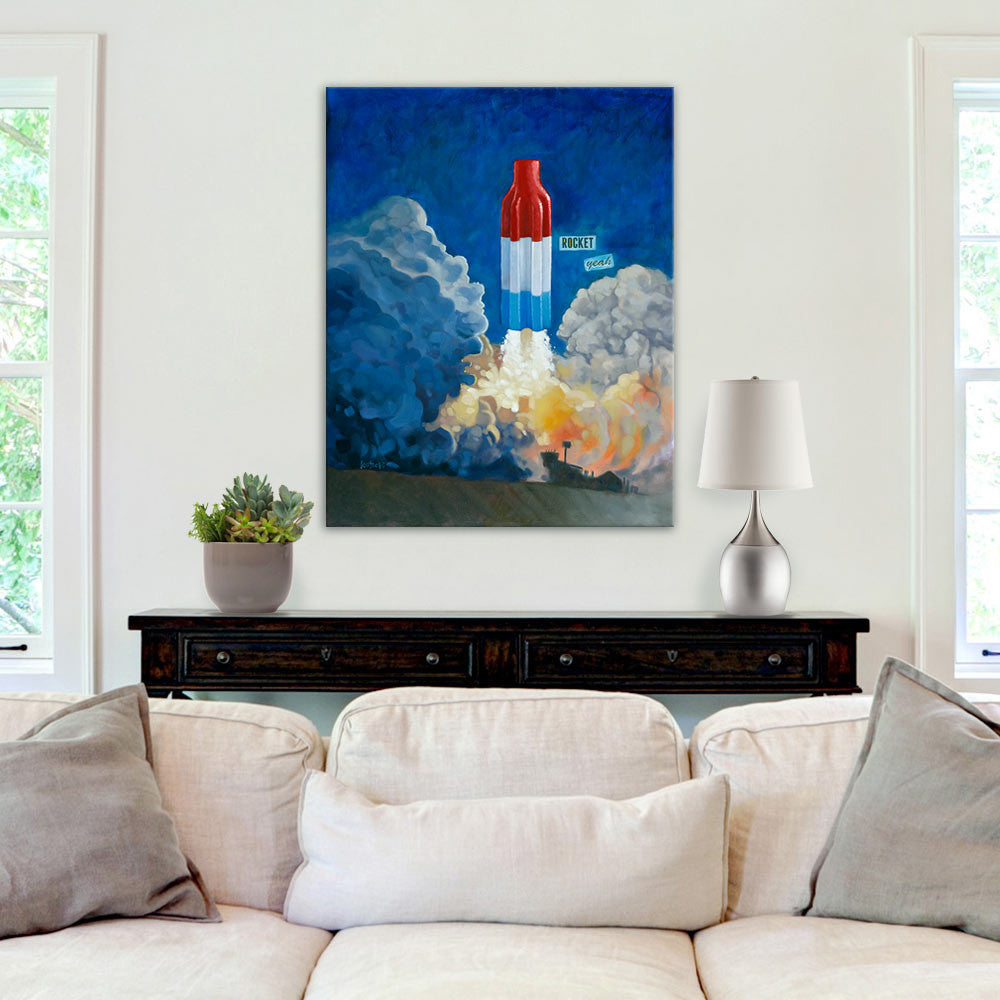 Rocket Yeah Gallery Canvas Print
