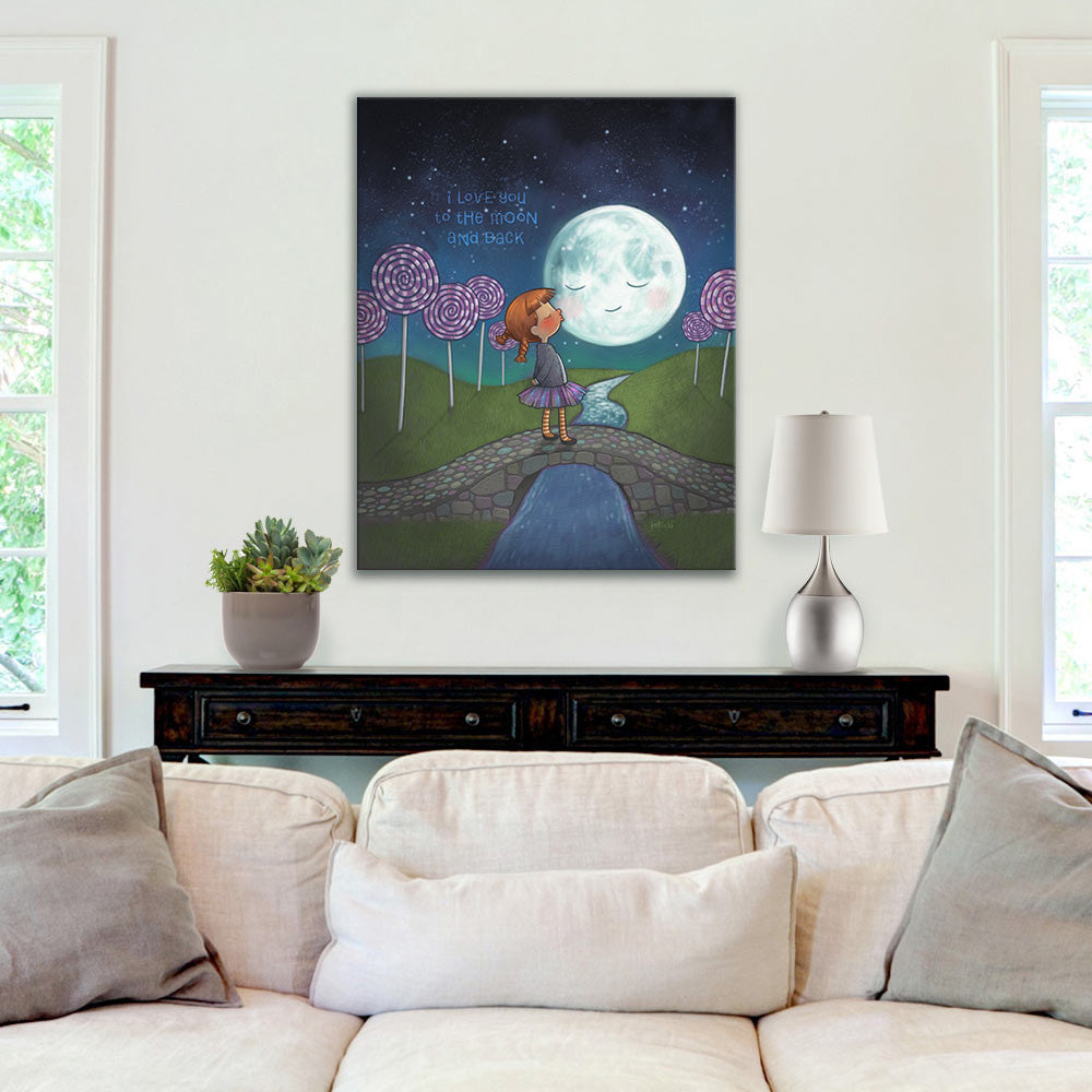 To The Moon and Back Gallery Canvas Print