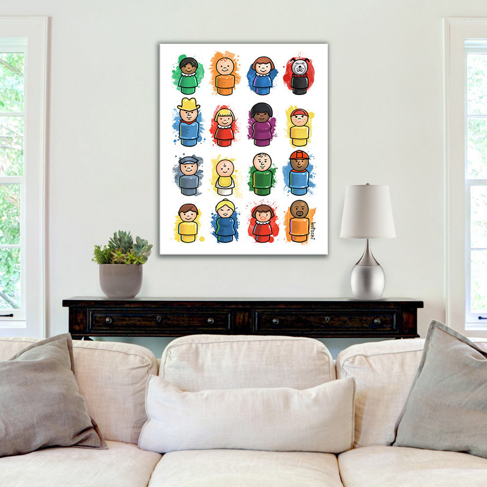 Up With People Gallery Canvas Print