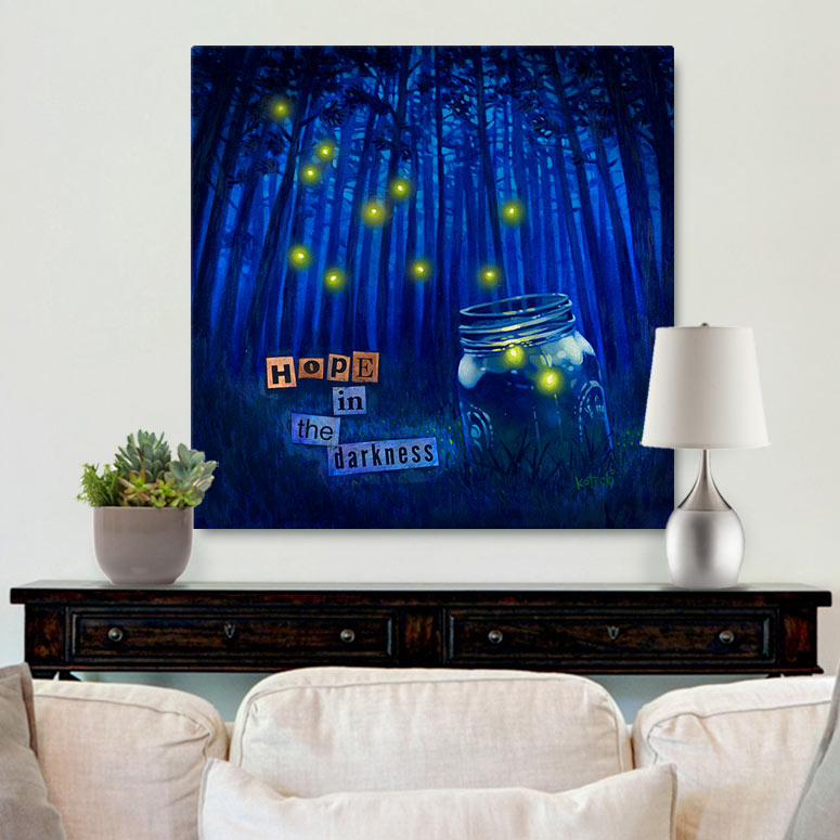 Hope In The Darkness Gallery Canvas Print