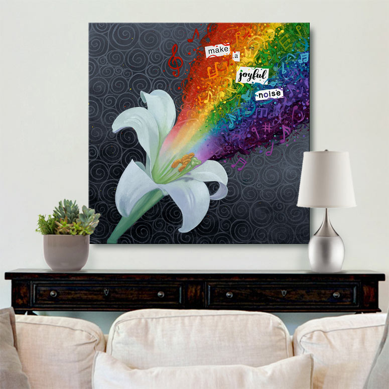 Make a Joyful Noise Gallery Canvas Print
