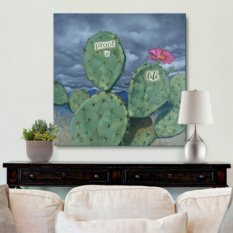 Proof of Life Gallery Canvas Print