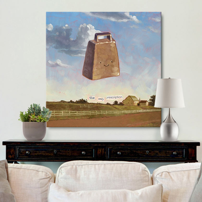 The Only Prescription Gallery Canvas Print