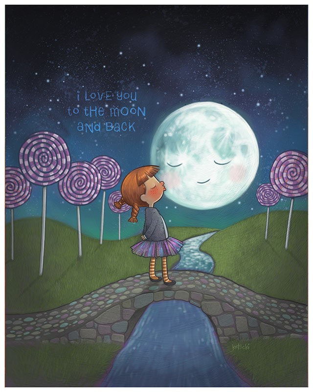 To The Moon and Back Gallery Canvas Print