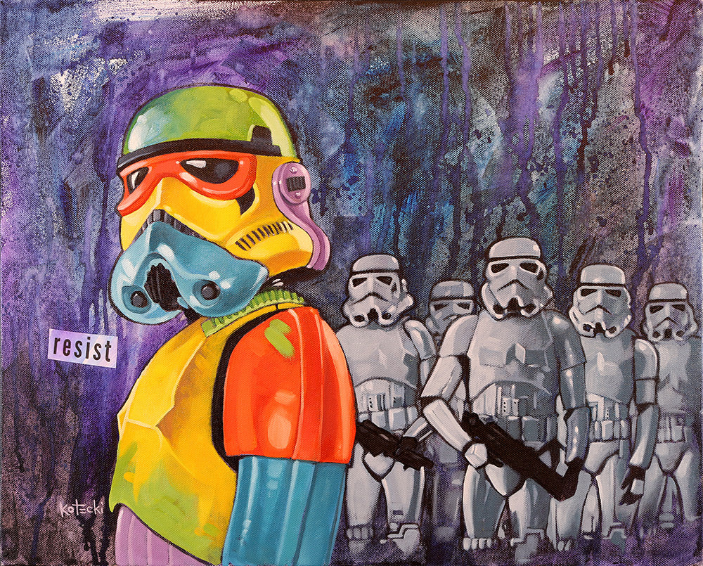 Resist Original Art