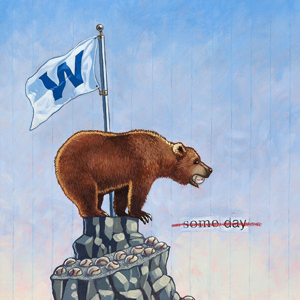 Chicago Cubs Canvas Print - Cubs Win