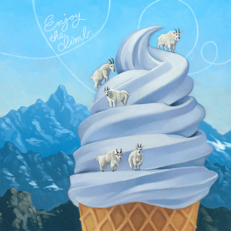 Enjoy the Climb Print