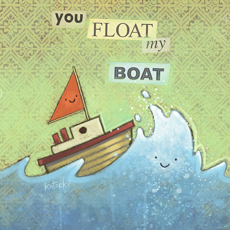 You Float My Boat Gallery Canvas Print