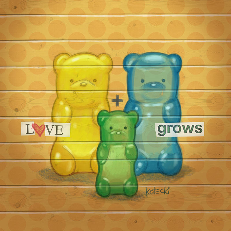 Love Grows Gallery Canvas Print