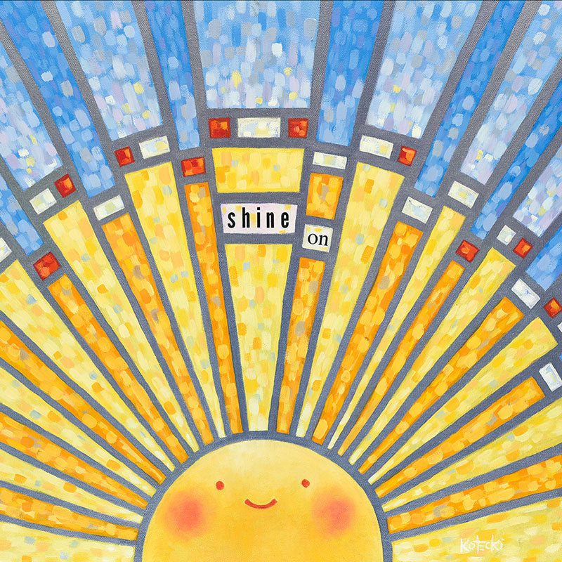 Shine On (Stained Glass) Print