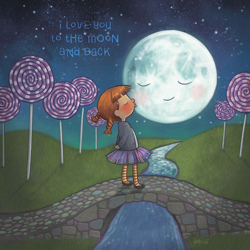 To The Moon and Back Gallery Canvas Print