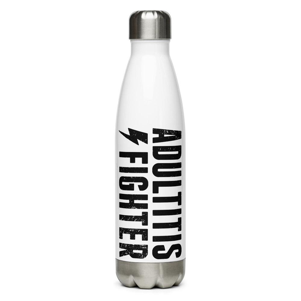 Adultitis Fighter Stainless Steel Water Bottle