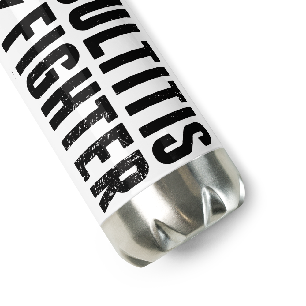 Adultitis Fighter Stainless Steel Water Bottle