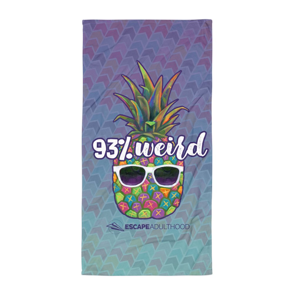 93% Weird Beach Towel