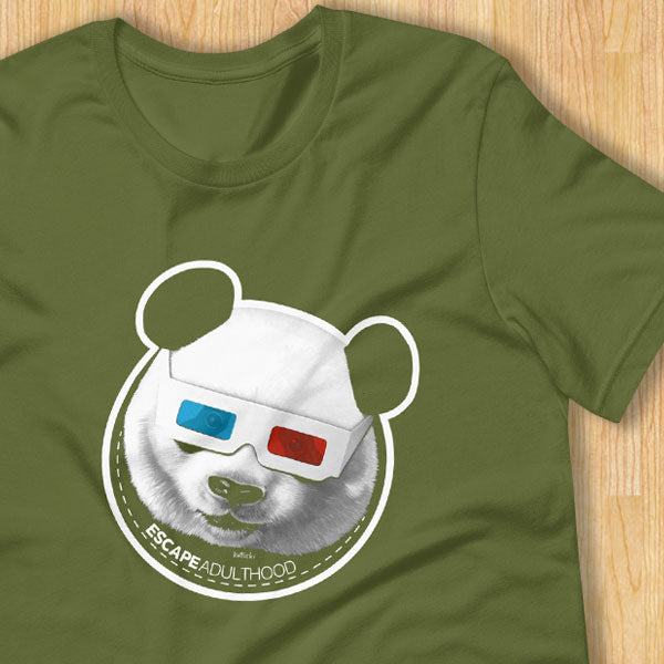 3D Panda T-Shirt